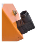 Close-up of Beefy Hydraulic Air Oil Cooler For Heavy Machinery 60 Liters Per Minute Flow Air Cooled Radiator With 24V Fan 2 MPa