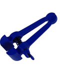 Heavy Duty 4.72 Inch Hand Clamp Vise For Woodworking And Metalworking Portable Steel With Fastening Knob And Slip Resistant Grip For Pro Grade Hold And Ideal For Home Shop Use With Precise Project Finishes, blue cast steel clamp