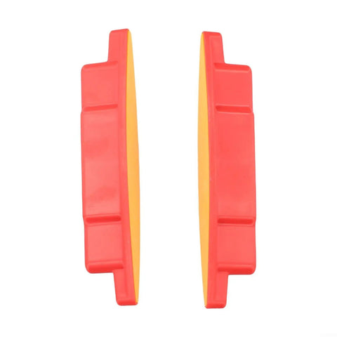 Magnetic Stud Finder for Drywall: Quick Metal & Wood Stud Detector - Wall Scanner for Screws Nails(C) red and yellow design from side view.