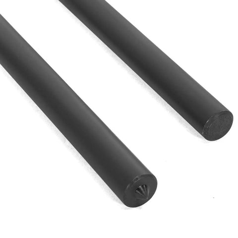 Close-up of heat treated alloy steel punches from the 28-Piece Transfer Punch Set Three Thirty-Second To One-Half Inch with Index Stand Holder