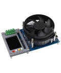 Powerful 150W CNC Electronic Load for Battery Capacity Testing 0 to 150V and 20A DC Load Tester With 4 Wire Kelvin Sensing 2.4 Inch Color Display CC CV CP CR Modes OVP and OTP Protection, top view