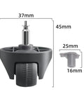Front Wheel Replacement That Fits Narwal J4 J5 And Freo X Z Ultra Robot Vacuums showing dimensions and dual bearing details