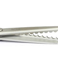 Heavy Duty Pinking Shears with Serrated and Scalloped Blades in 3mm 5mm and 7mm for Fabric Zigzag Cut Scissors for Denim Leather Silk Hand Sharpened by Pro Grade Craftsmen, silver blades