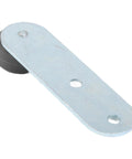 Side Mounted Door Pulley Wheel And Sagging Repair Kit For Wooden Sliders Galvanized Steel Support Roller with rubber floor protector.