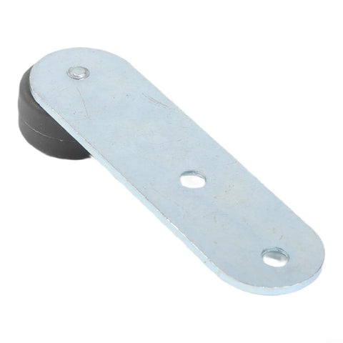 Side Mounted Door Pulley Wheel And Sagging Repair Kit For Wooden Sliders Galvanized Steel Support Roller with rubber floor protector.