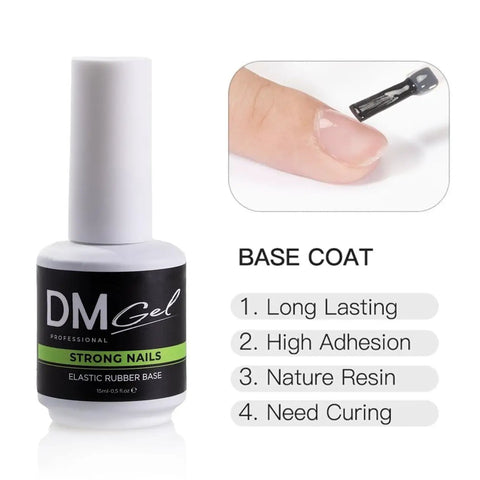 Nail Recovery System With Hema And TPO Free Formula Four Step Kit base coat bottle and application details