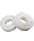 6900 Size 10x22x6mm Full Ceramic Zirconia Ball Bearings ZrO2 Oilless Design shown from the side, highlighting the smooth finish.