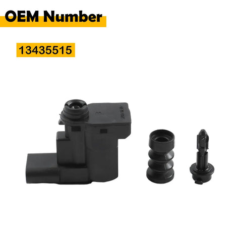 Jeep Fuel Tank Door Latch Actuator Kit With Spring Pin for 2016-2022 Renegade, 2017-2022 Compass, 2018-2022 Grand Commander 2-Pin, OEM 13435515