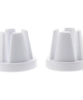 Durable Spool Cap For Sewing Machines 2 Pack Fits A Wide Range Of Sewing Machine Models And More Keeps Spools Aligned For Smooth Stitching Replacement For 1105 1116 1120 1130 1507 1725 1748 2009 2010 2250 2259 And More white plastic spool caps