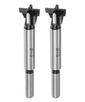 Heavy Duty 2 Pack Forstner Drill Bits Featuring Rock Solid Carbide Tips For Clean Hole Drilling In Hardwood Plywood Mdf And Plastic, 3/4 inch size.