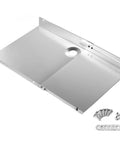 Heavy Duty Stainless Steel Heat Shield Tank Grill Replacement Parts For Tank Firebox Grill Fits Gas2Coal Advantage Series