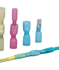 Top Notch Heat Shrink Spade Terminals Kit With Adhesive Lined Tubing For Secure Male Female Quick Disconnect Wire Connections, assorted colors