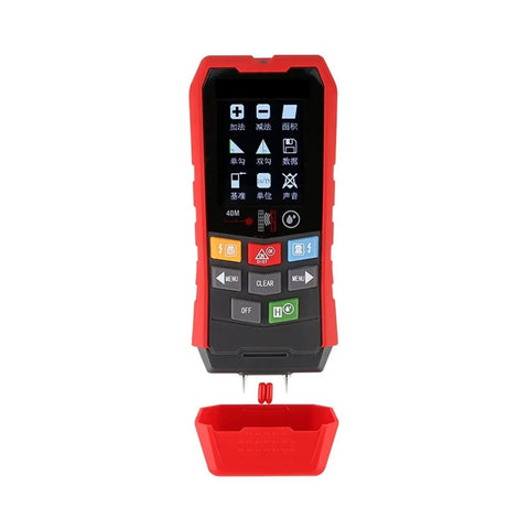 Heavy Duty Wall Scanner With Badass Precision Stud Finding Pipe And Cable Ac Wire Detection Waterproof Probe Adjustable Sensitivity No Guesswork with display and protective cover.