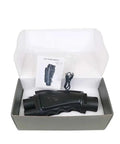 Heavy Duty CCS2 To GBT EV Charger Adapter Featuring Silver Plated Terminals in a box, with user manual and cable.
