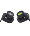 Bubble Tower Blister Tower Ruler for Survey, Green, two black leveling vials with brackets, ideal for accurate measurements.