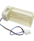 Replacement Refrigerator Damper Motor DC12V Samsung Compatible showing white plastic unit with four-pin connector for kitchen use.