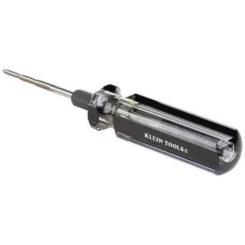 Six In One Tapping Tool For Quick Thread Repair And Re threading, Reforms Burred Threads, Cleans Obstructions, shown at an angle
