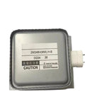2M248J Mm Magnetron Tube For H-B Industrial Microwave Oven Replacement Part showing detailed label and caution warnings.