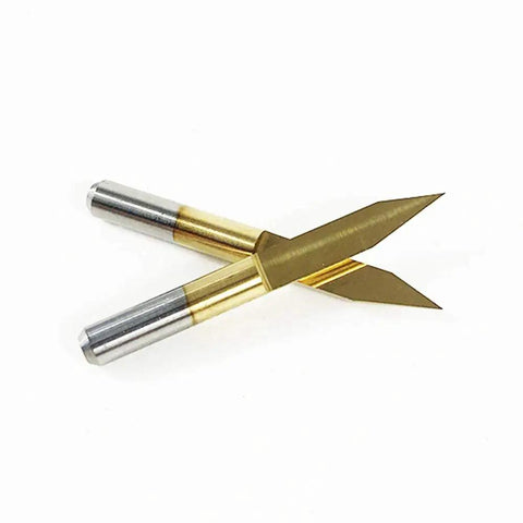 Precision 30 Degree Carbide PCB Engraving Bits With Sharp 0.2mm Tip V Groove Router Bit Set For High Speed Precision Machining and Detailed Carving On Hard Substrates.