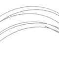 Diamond Wire Saw Blade 0.25mm Ultra Fine Cutting Tool For Tile Stone Marble Granite Ceramics Glass Replacement Wire With Minimal Material Loss 1 Meter Length Durable And Cuts Clean, curved wire close-up