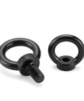 Durable 304 Stainless Steel Black Lifting Eyebolts Set With M3 To M24 Lifting Ring Screws And Pro Grade Heavy Duty Nuts Kit