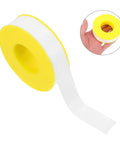 High Temp PTFE Sealing Tape Thread Sealant For Water Leaks shown in yellow and white roll design for plumbing fixes