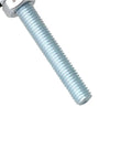 Close-up of Adjustable Fixed Threaded Leveling Feet For Tables, 60mm Base Diameter, M8x50mm Threaded Leg Levelers, steel thread