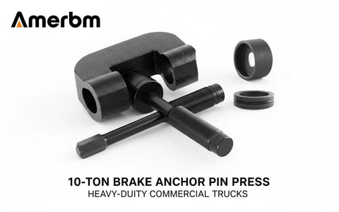 Professional Brake Anchor Pin And Bushing Removal Tool With 10 Ton Heavy Duty Design For On Vehicle Service Pin Press