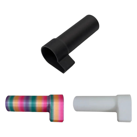 Half Turn Handlebar Speed Linkers featuring black, rainbow, and white throttle controllers, ideal for electric skateboards and scooters.