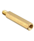 M4x25mm Plus 6mm Male Female Hex Brass PCB Spacer Standoff 20 Pack For FPV Drone Quadcopter Motherboard Circuit Board showing threaded ends.