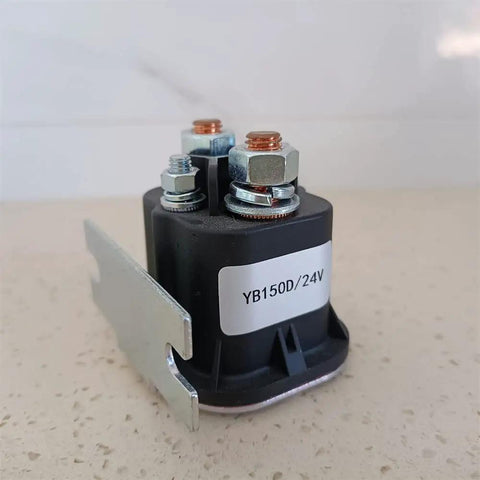 YB150D 24V 150A DC Pump Contactor for Hydraulic Systems and Electric Forklifts, heavy duty solenoid relay switch.