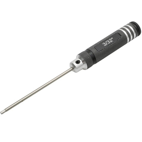 Four Piece SAE Hex Screwdriver Set With Anti Slip Handle For DIY Projects And Tiny Model Mods Includes 3/32 Inch Hex Wrench Steel