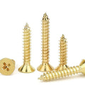 Gold Finish Self Tapping Screws Bulk Pack 1200Pcs Countersunk M2 M2.5 M3 For Wood Plastic Soft Metal Ideal For DIYers Micro Woodworking
