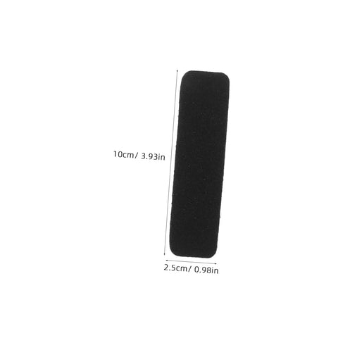 Super Strong Double Sided Hook And Loop Strips 100 Count Black Pet Film Fasteners With Sticky Back, 10cm x 2.5cm size.