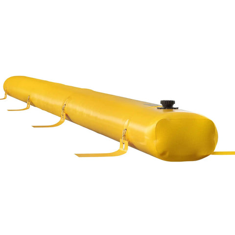 Yellow Heavy Duty Flood Barrier Kit With 24ft Water Barrier Tubes, Reusable PVC Flood Barriers For Home, Door Or Garage