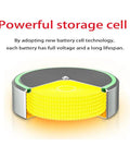 Heavy Duty AG10 LR1130 Button Cell Batteries 1.5V Alkaline 6 Pack With Five Year Shelf Life showing a yellow storage cell.