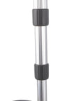 LiebeWH 8 Inch Telescopic Measuring Wheel 0-9999.9M Range showing adjustable aluminum pole with rubber grips for stability.