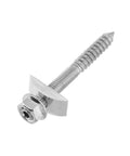 Stainless steel bolt from Stair Handrail Bolt Kit With M8 Hardware Pack 40 Piece Stainless Steel Set For Wood Furniture Includes M8 Hanger Bolts M8 Hex Nuts M8 Half Moon Washers And Hardwood Plugs Rustproof Heavy Duty DIY Friendly Easy Install