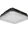LED Canopy Light 100W Square 10x10 Inches, Gas Station Style With Triple Wattage Options 100/80/60W, 3CCT, IP65, ETL Listed