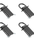 4 Pack 5 Eighths Inch Stake Pocket D Rings For Trailers And Flatbeds Heavy Duty Adjustable Tie Down Anchors With Hitch Pin 4 Holes