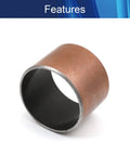 Heavy Duty 50Mm X 55Mm X 40Mm Oilless Sleeve Bearing With Sintered Bronze Backed Copper Core, showing the solid structure.