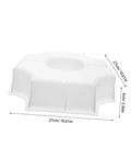 Medium Hole Tiles Concrete Mold For Stepping Stones, Reusable DIY Garden Path And Patio Paver Maker, 10.62 X 10.62 X 2.36 In