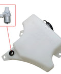 603-5402 Windshield Washer Fluid Reservoir Tank Replacement for Kenworth T680 T880 and Peterbilt, white plastic, front view