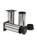 Adjustable Stainless Steel Furniture Legs 4 Pack For Tables Cabinets And Sofas With Screws Replacement Metal Foot Hardware Durable Stable Silent Feet