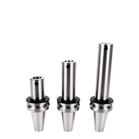 Pro Grade Cnc Rough Boring Collet With Bt50 Fitment, stainless steel construction, three sizes for heavy milling operations.
