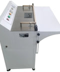 Jaryannix 220V Pneumatic Heat Shrink Bag Sealer With Foot Pedal And Precision Digital Timer Control For Flexible Packaging Length Adjustments showing control panel and stainless steel table.