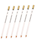 Six Pack White Sketching Pencils For Drawing And Shading Great For Beginners And Artists White Charcoal Pencils For Illustration