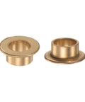 Heavy Duty Bronze Flange Bearing Sleeves With Self Lubricating Design For Industrial Machinery 8 Mm Bore 10 Mm Outer Diameter 6 Mm Length displayed side by side.