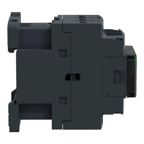 Side view of LC1D Series 24V AC Contactor 18 Amp Heavy Duty Motor Starter With 3 Poles Industrial Grade Relay, compact design