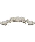 Ivory Decorative Cabinet Pull Handles Set Of 2 Zinc Alloy Flower Drawer Pulls For Cabinets Dressers Vintage Style